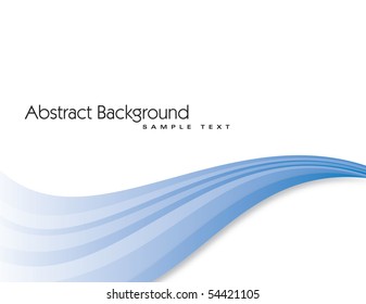 Abstract Wavy Illustration