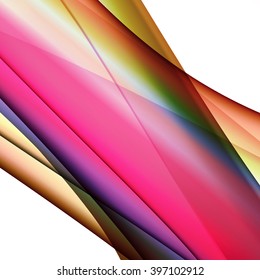Ilustración ondulada abstracta fácil de editar