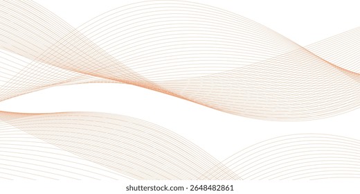 Abstract wavy information technology smooth wave lines background. Design used for banner, presentation, web design, cover, web, flyer, card, poster, texture, slide, magazine, data visualization.	