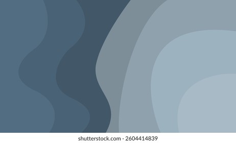 Abstract Wavy Layered Background. Modern Gradient Design. Colourful Wavy Layer.