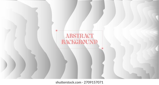 abstrakte wellenförmige Schichtkurven. dynamisches psychedelisches Konturmuster für kreative Grafiken und künstlerische Projekte
