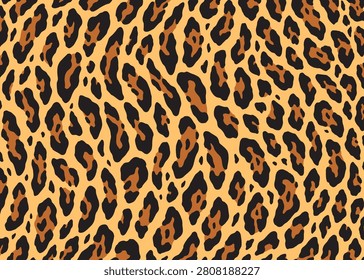 Abstract wavy leopard cheetah skin pattern design background. Animal print wildlife fur skin design illustration for web, home decor, fashion, surface, graphic design