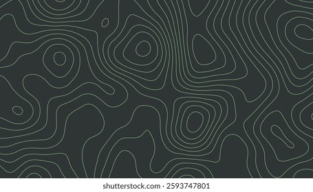  Abstract wavy line 3d paper cut blue topography background. Topographic contour lines vector map seamless pattern vector.