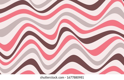Antecedentes abstractos de la línea ondulada. Fondo de rayas onduladas del vector