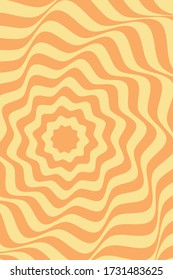 Abstract wavy line art background. Vector wavy striped background