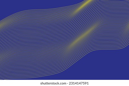Abstract wavy line art modern background, can be used for technology design, corporate, presentation wallpaper, advertisement, abstract background vector art illustration