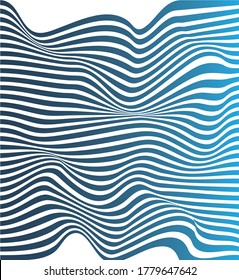abstract wavy line background design