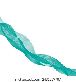 Diseño de fondo de línea ondulada abstracta.
