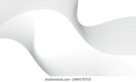 Abstract wavy line background dynamic sound wave wavy pattern stylish line art pattern design