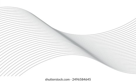 Abstract wavy line background dynamic sound wave wavy pattern stylish line art pattern design