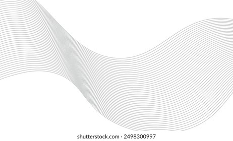 Abstractas línea ondulada de fondo dinámico de sonido ondulado patrón elegante diseño de patrón de arte de línea