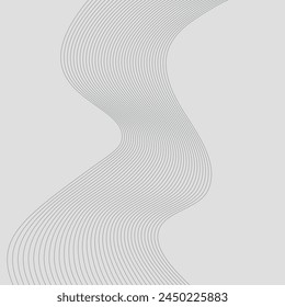 Abstract wavy line background, wavy pattern, stylish line art and web background design