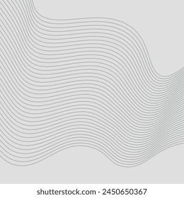 Abstract wavy line background, wavy pattern, stylish line art and web background design