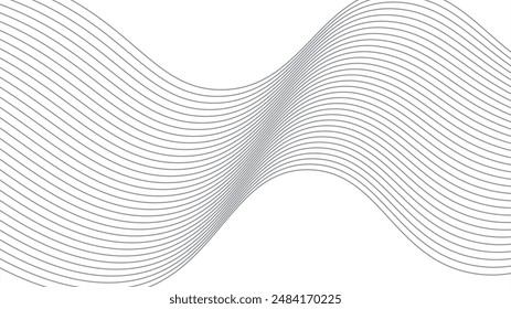 Abstract wavy line background, wavy pattern, stylish line art and web background design