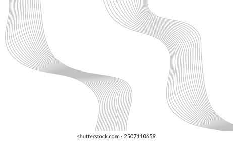 Abstract wavy line background, wavy pattern, stylish line art and web background design - Powered by Shutterstock - Get 15% off with code: PIKWIZARD15