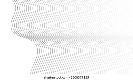 Abstract wavy line background, wavy pattern, stylish line art and web background design
