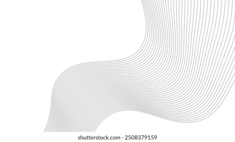 Abstract wavy line background, wavy pattern, stylish line art and web background design