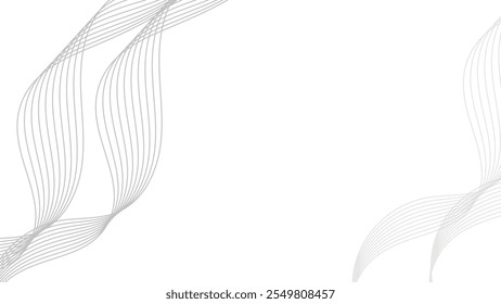 Abstract wavy line background, wavy pattern, stylish line art and web background design