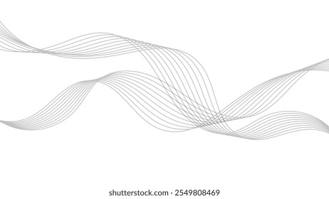 Abstract wavy line background, wavy pattern, stylish line art and web background design