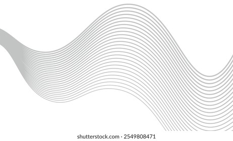 Abstract wavy line background, wavy pattern, stylish line art and web background design