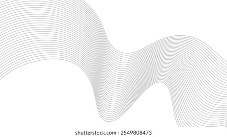 Abstract wavy line background, wavy pattern, stylish line art and web background design