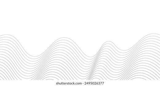 Abstract wavy line background vector