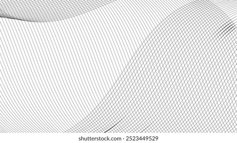 plano de fundo empresarial de linha ondulada abstrata