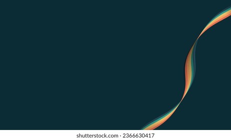 Abstract wavy line creative background. This simple line 3d wavy background can be used as a banner or web page elements.