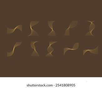 Abstract Wavy line Element Set 