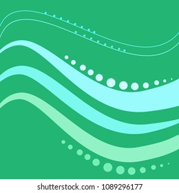 Abstract wavy line modern background. Fashion graphic ribbon design. Modern stylish abstract texture. Colorful template for prints, textile, wrapping, business, etc. Vector illustration