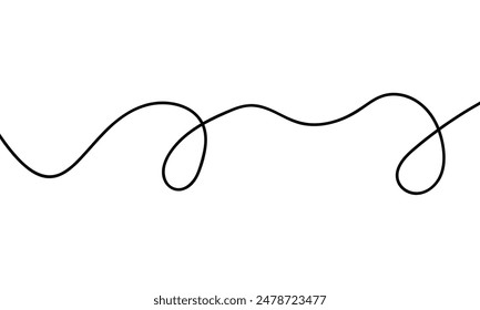 abstract wavy line pattern with curved