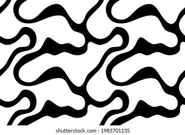 Abstract wavy line pattern on a white background. EPS10 Illustration.
