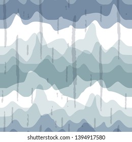 Abstract wavy line pattern, seamless vector geometric background.