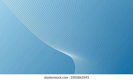 Abstract wavy line wavy pattern and stylish line art on white background
