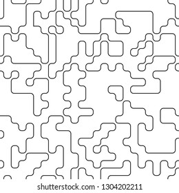 
abstract wavy line seamless pattern