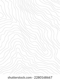 Patrón topográfico de líneas onduladas abstractas