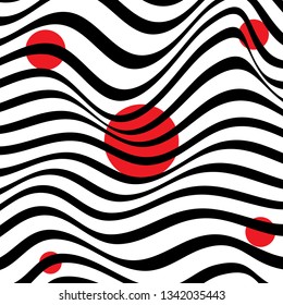 ABSTRACT WAVY LINE VECTOR PATTERN BACKGROUND