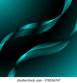 Abstract wavy lines