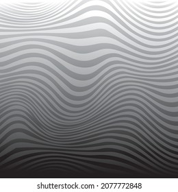 Resumen de líneas onduladas ilustraciones con vectores de gradación en blanco y negro 10