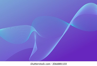 Abstract wavy lines background design