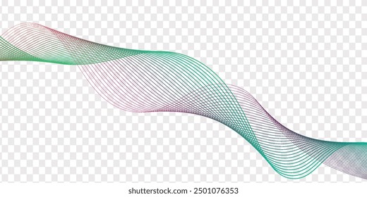 abstract wavy lines background element. Suitable for AI, tech, network, science, digital technology themes
