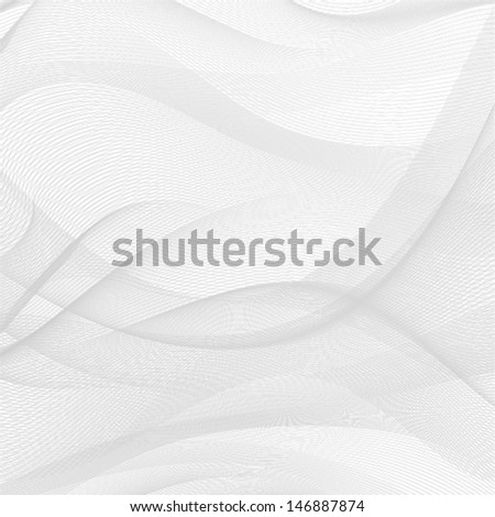abstract wavy lines background with grey & white colors, ideal for business cover designs