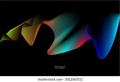 Abstrakte Vektorgrafik mit glatten Linien