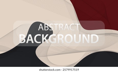 Abstract wavy lines background. Modern line abstract background.