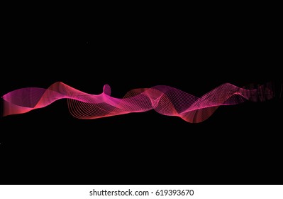 Abstract wavy lines background soft and smooth smoke background image.abstract shapes on the white background