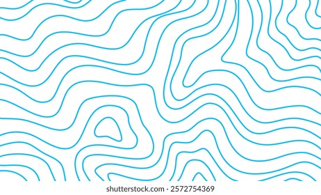 Abstract wavy lines background. Background with topographic contours. Contour background. Topographic map background. Topographic contour wallpaper.