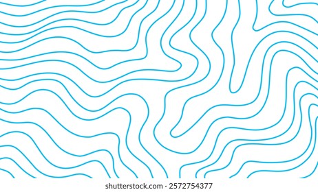 Abstract wavy lines background. Background with topographic contours. Contour background. Topographic map background. Topographic contour wallpaper.