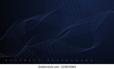 abstract wavy lines background. vector illustration