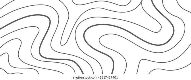 Abstract wavy lines background. Abstract wavy wallpaper. Wave background. Abstract topographic contour background. Topographic background.