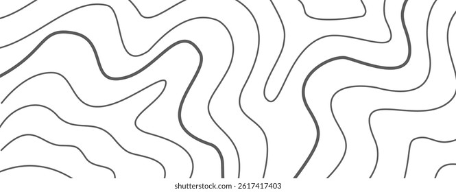 Abstract wavy lines background. Abstract wavy wallpaper. Wave background. Abstract topographic contour background. Topographic background.